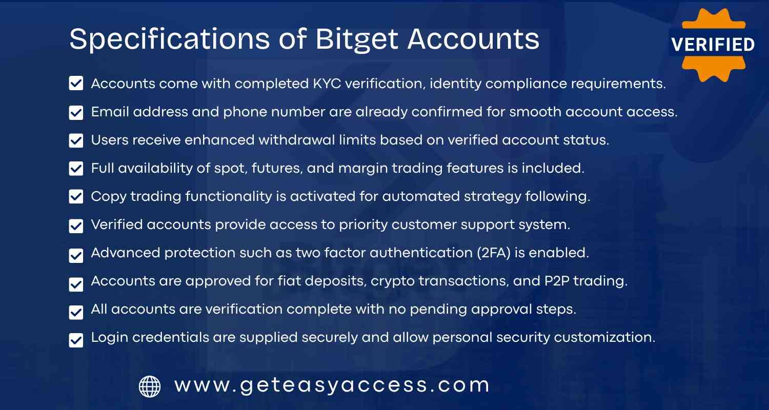 Buy Verified Bitget Accounts