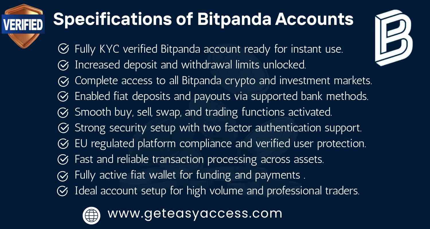 Buy Verified Bitpanda Accounts