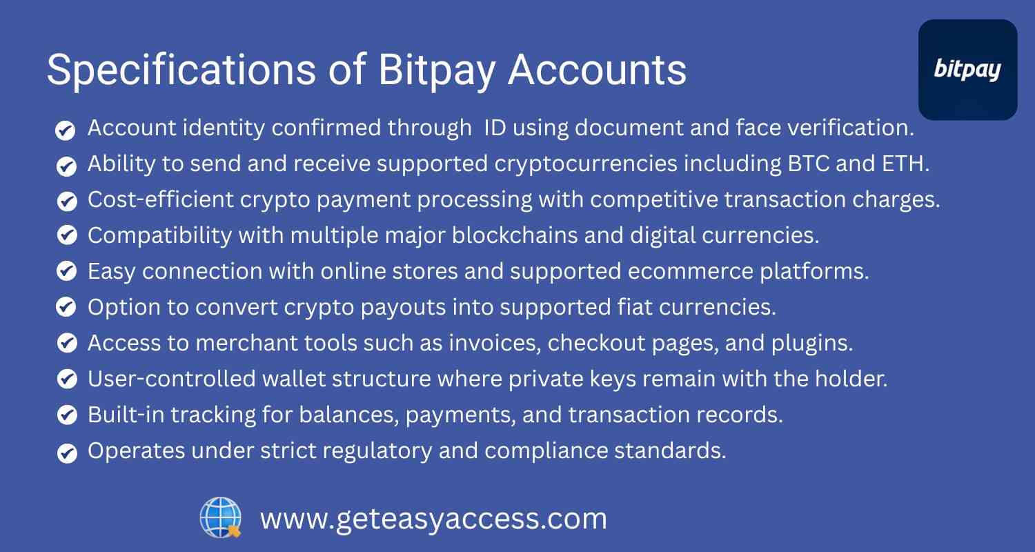 Buy Verified Bitpay Accounts