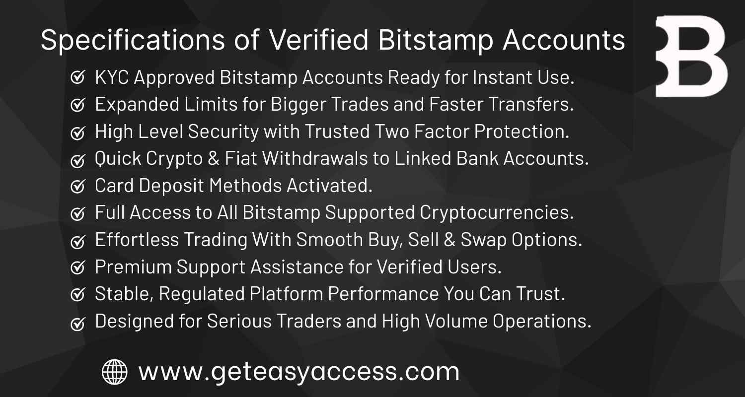 Buy Verified Bitstamp Accounts