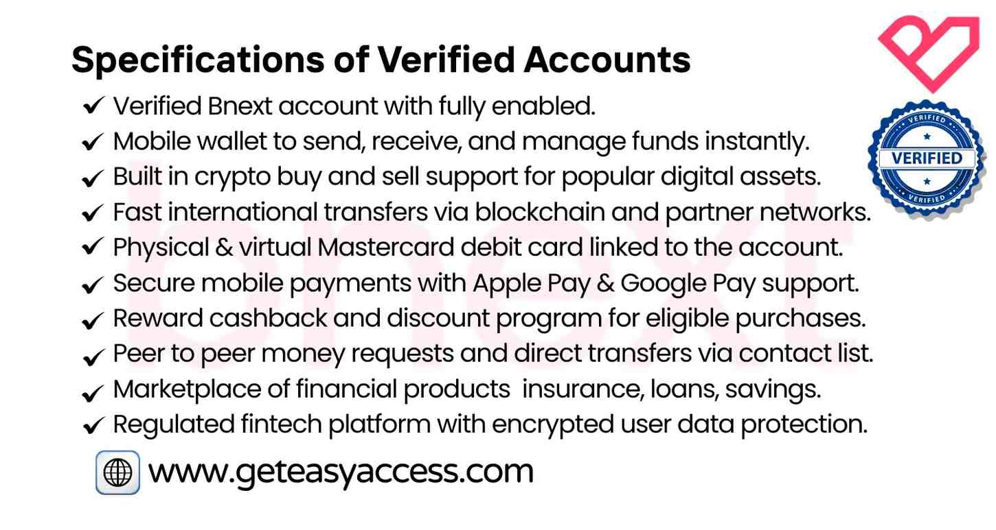 Buy Verified Bnext Accounts