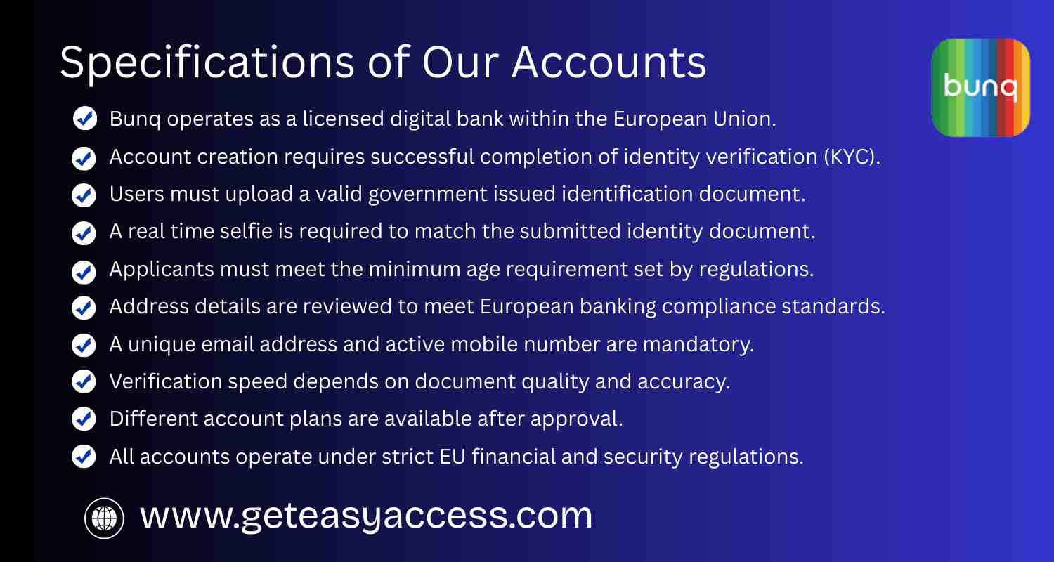Buy Verified Bunq Bank Accounts