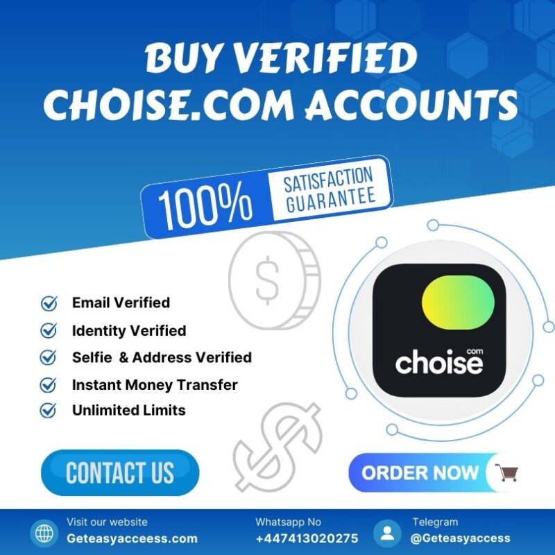 Buy Verified Choise.com Accounts