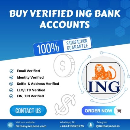 Buy Verified ING Bank Accounts