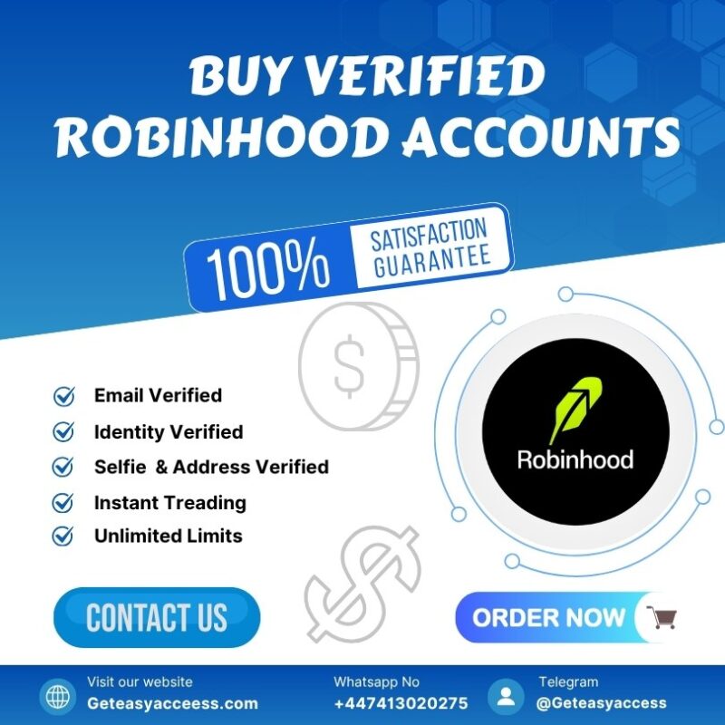 Buy Verified Robinhood Accounts