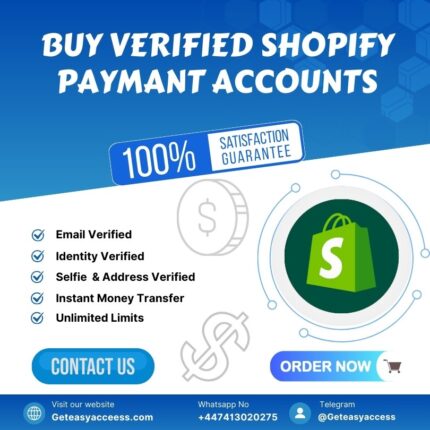 Buy Verified Shopify Payment Accounts