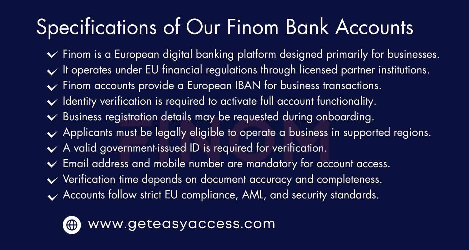 Buy Verified Finom Bank Accounts