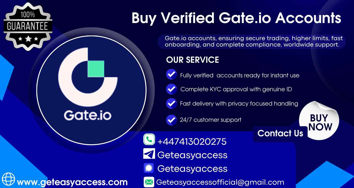 Buy Verified Gate.io Accounts