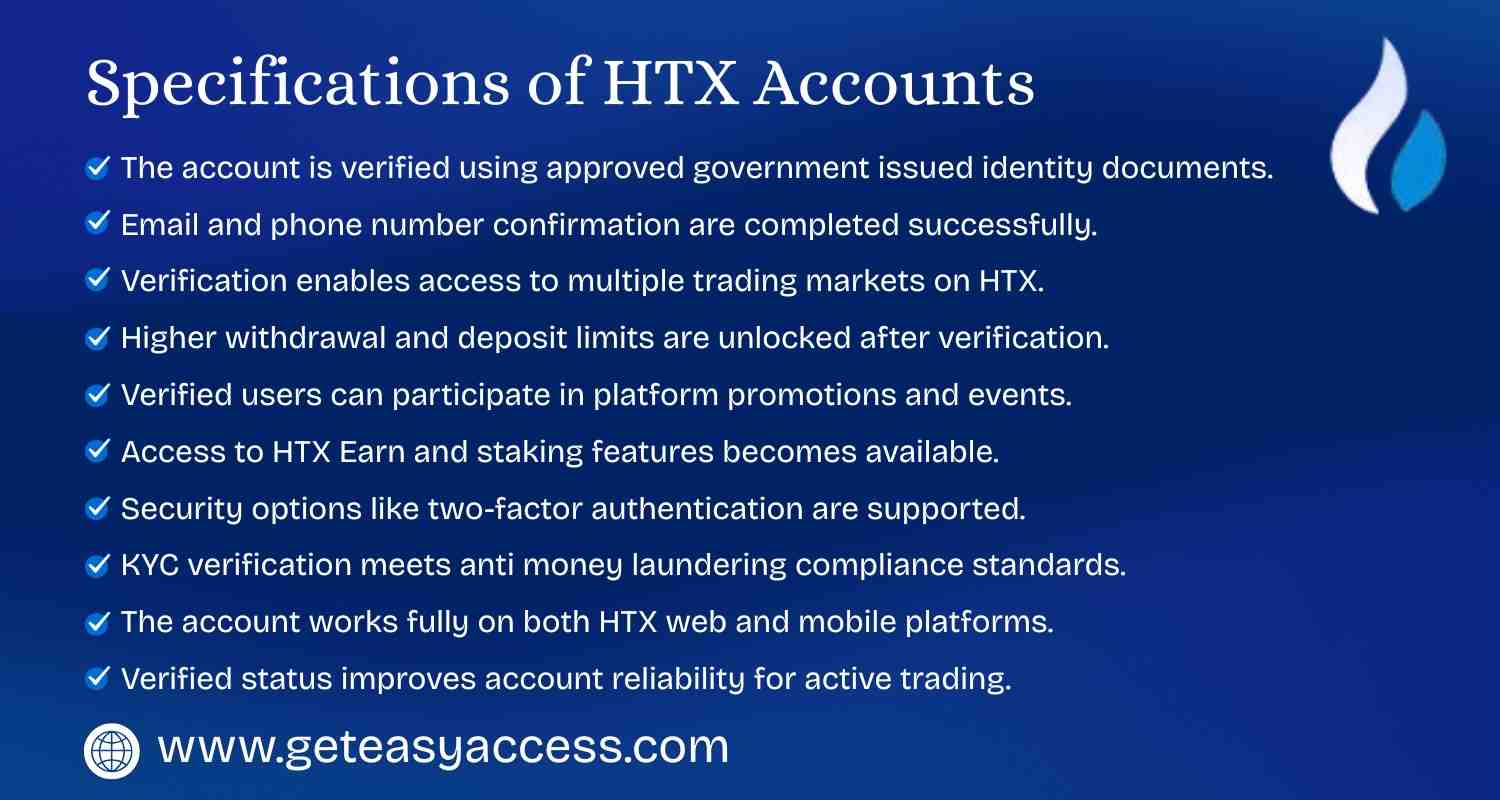Buy Verified HTX Accounts