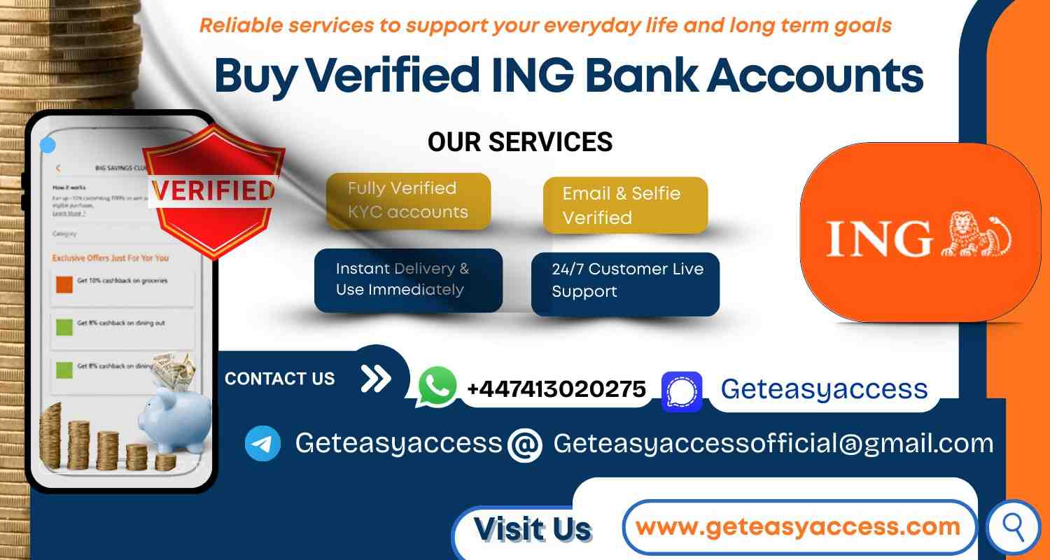 Buy Verified ING Bank Accounts