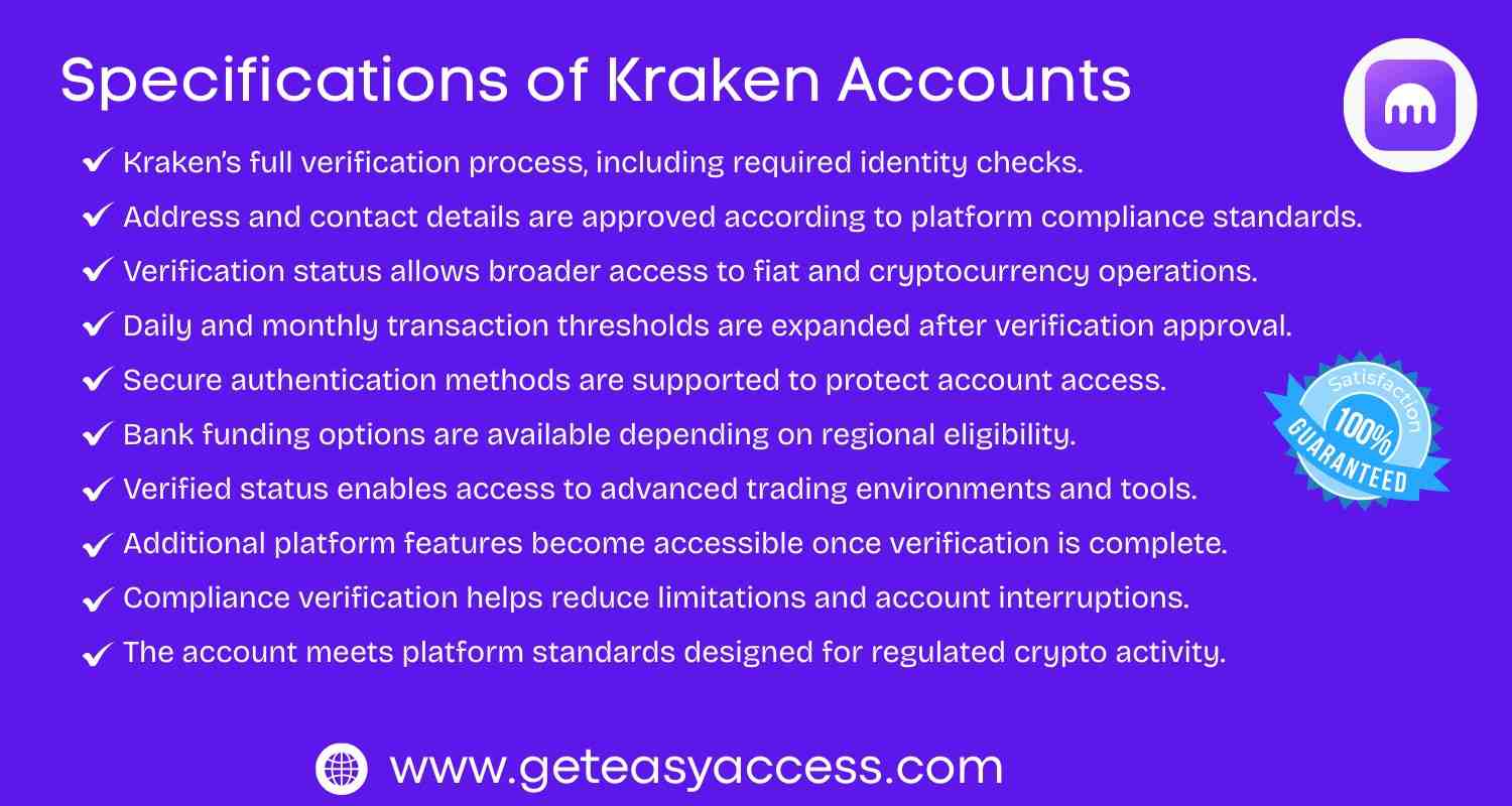 Buy Verified Kraken Accounts