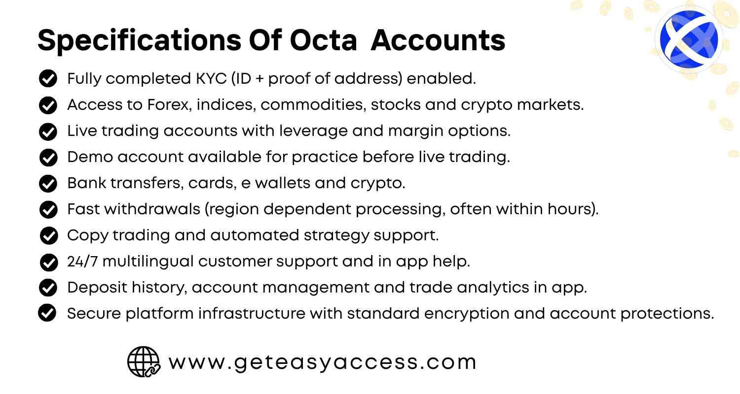 Buy Verified Octa Accounts