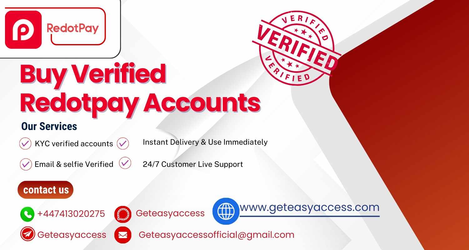 Buy Verified Redotpay Accounts