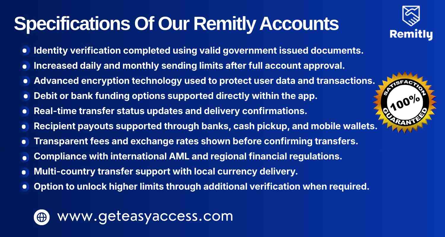 Buy Verified Remitly Accounts