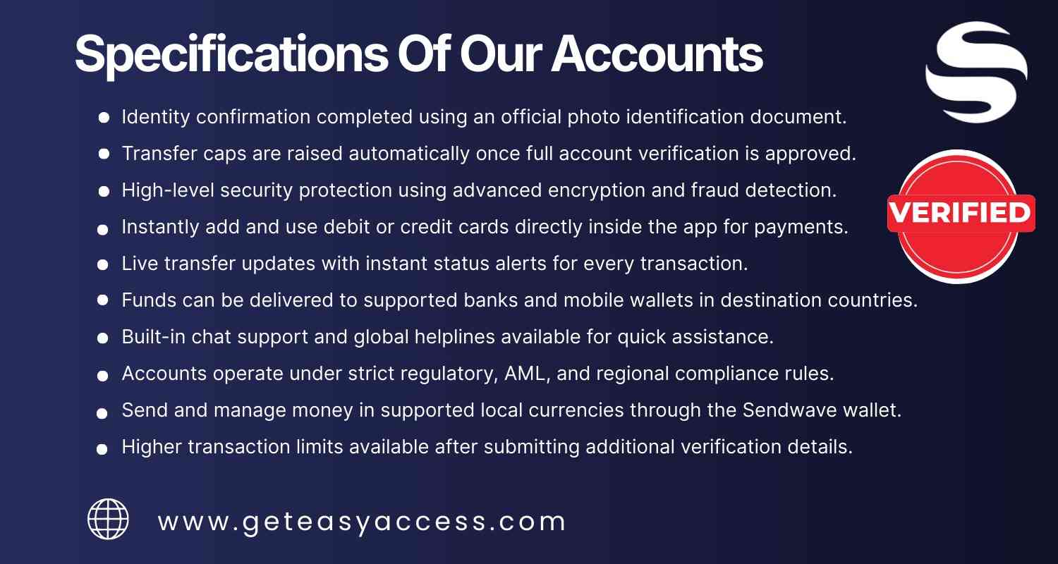 Buy Verified Sendwave Accounts