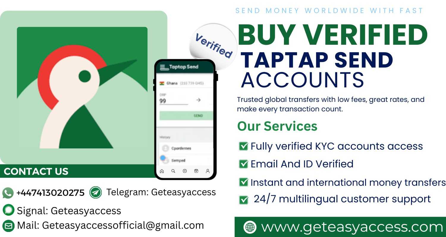 Buy Verified Taptap send Accounts