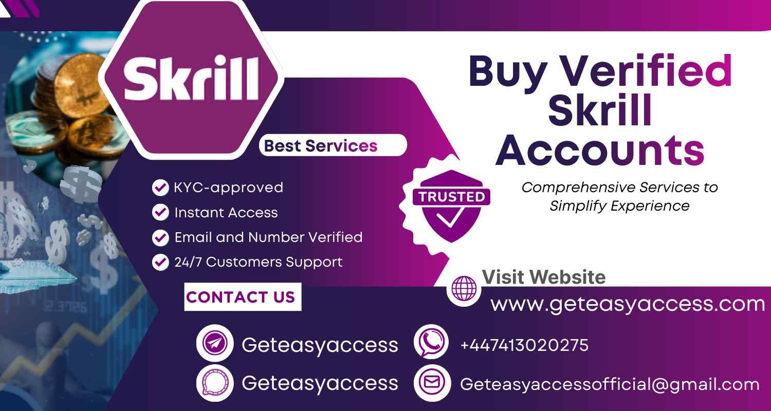 Buy Verified Skrill Accounts