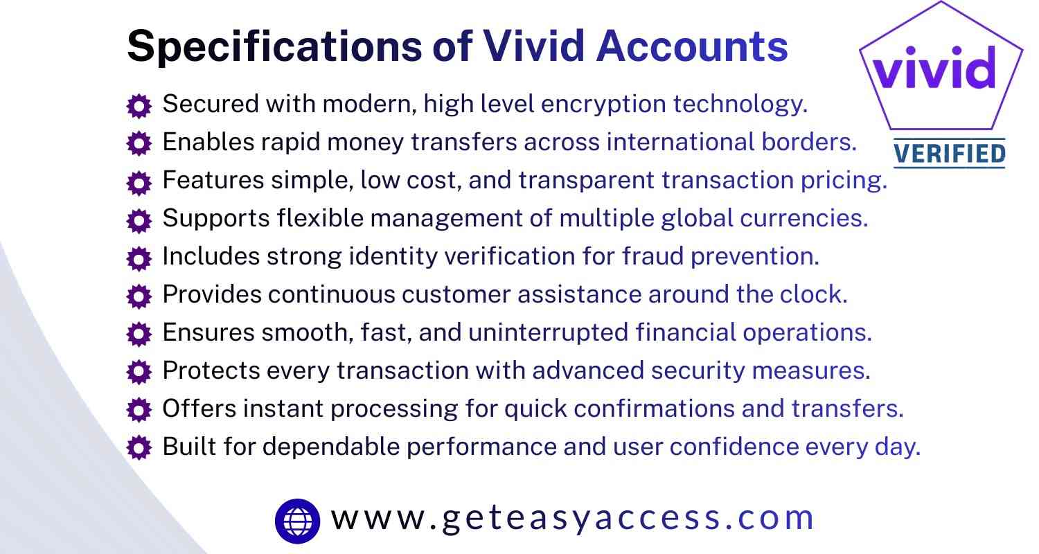 Buy Verified Vivid Accounts