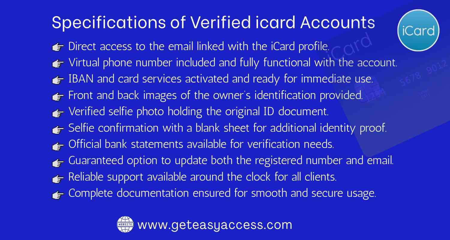 Buy Verified icard Accounts