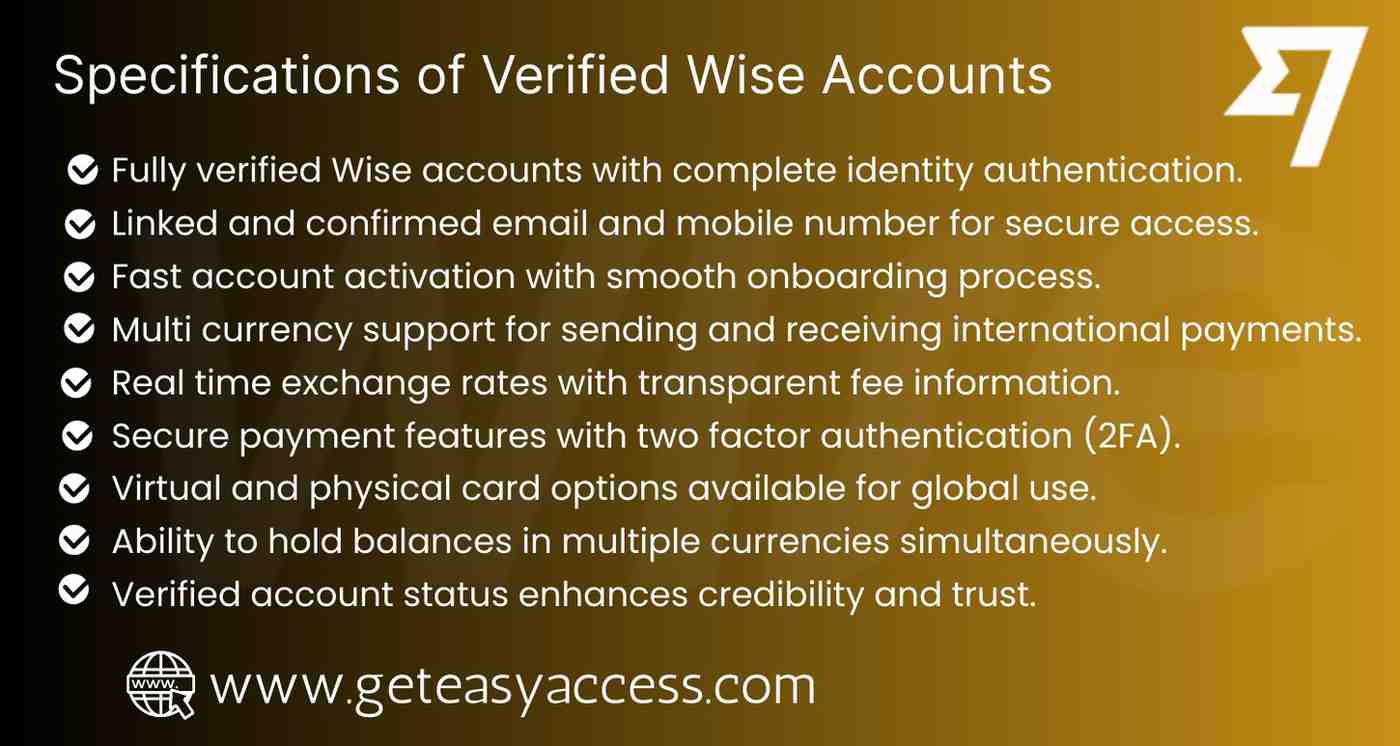 Buy Verified Wise Accounts
